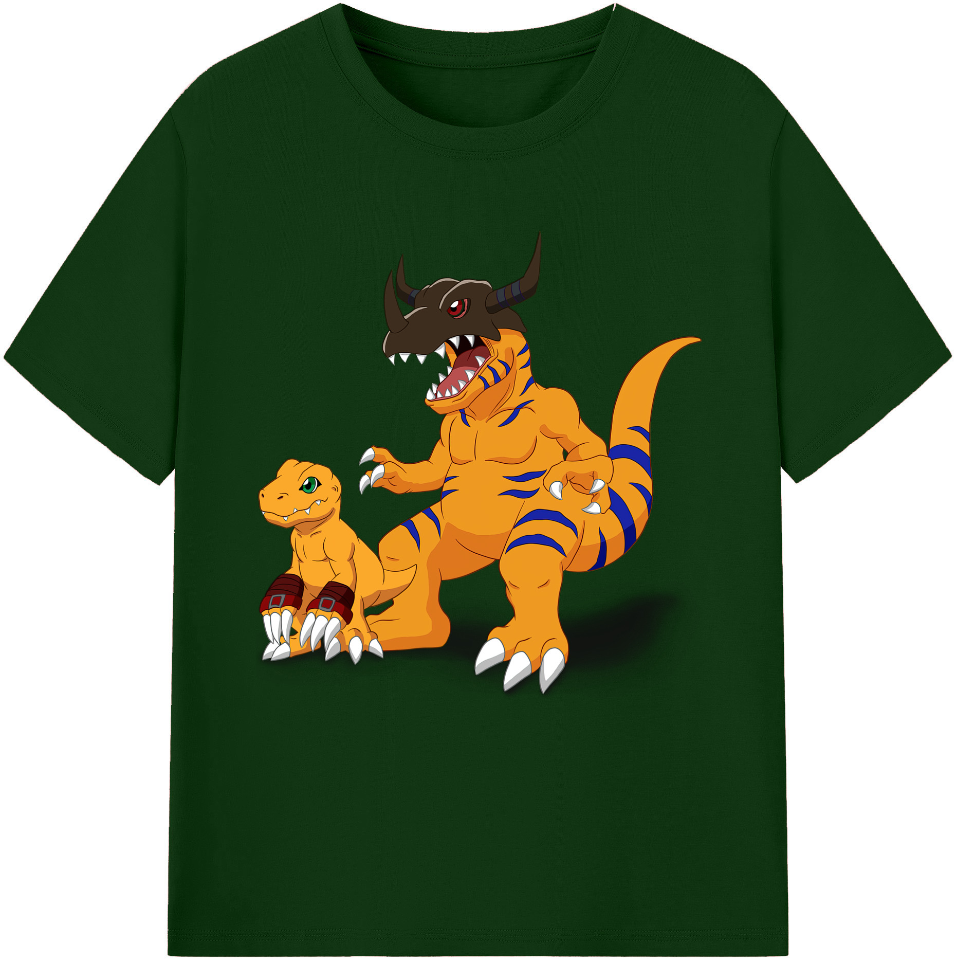 （画像用） Digimon デジタルモンスター/デジモン 綿100％半袖Tシャツ（フロントプリント）